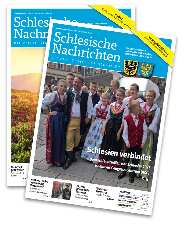 Schlesische Nachrichten - Landsmannschaft Schlesien - Nieder– und