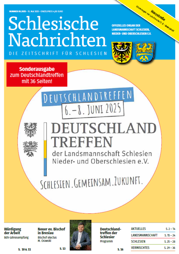 Schlesische Nachrichten Nr. 5/2025