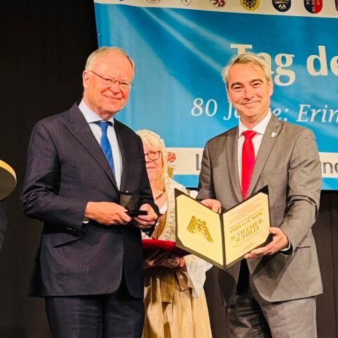 Schlesierschild für Stephan Weil